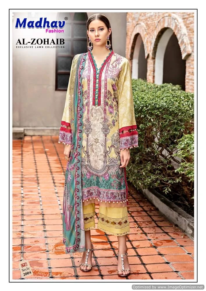 Madhav Al-Zohaib Vol 2 Cotton Wholesale Readymade Pakistani Salwar Suit Catalog — Wholesale Pakistani Suits, MPA wholesale from Surat — view 6